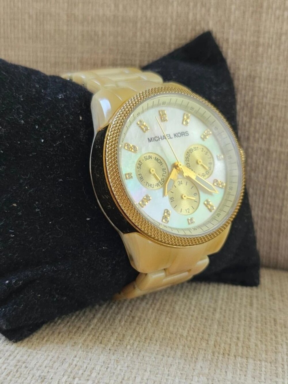 Michael Kors Women Wristwatch Multi Function Mother of Pearl Face Quartz Watch - Picture 4 of 10